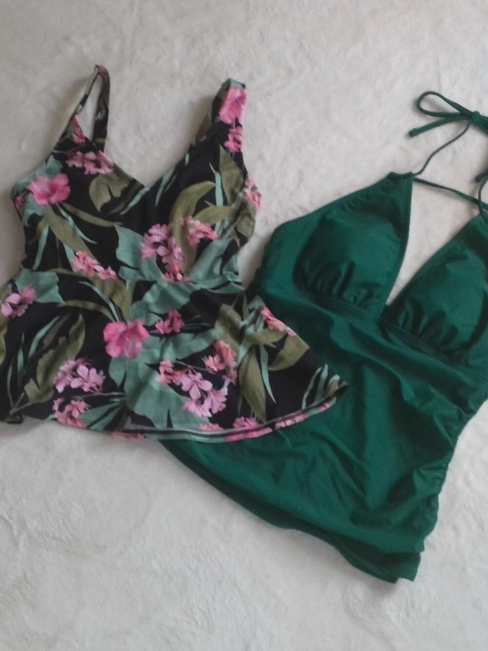2 NEW BATHING SUIT TOPS SIZE SMALL